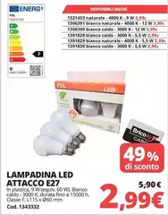 Lampadina Led Attacco E27