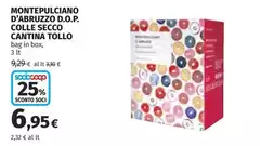 Cantina tollo - Montepulciano D'Abruzzo D.O.P. Colle Secco