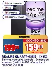 Realme - Smartphone 14x 5G