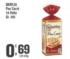 Barilla -  Pan Carrè 16 Fette