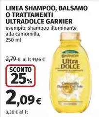 Garnier - Linea Shampoo, Balsamo O Trattamenti Ultradolce