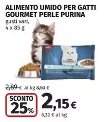 Purina - Alimento Umido Per Gatti Gourmet Perle Purina - Alimento Umido Per Gatti Gourmet Perle