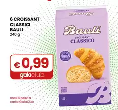 Bauli - 6 Croissant Classici 240 G