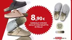 Coop - Sandalo Chiuso Adulti Con Soletta In Pelle