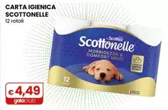 Scottex - Carta Igienica Scottonelle 12 Rotoli