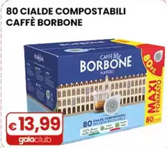 Caffe Borbone - 80 Cialde Compostabili 