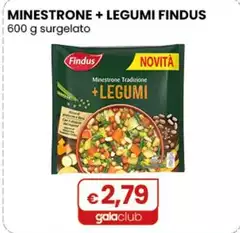 Findus - Minestrone + Legumi 600 G Surgelato