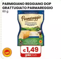 Parmareggio - Parmigiano Reggiano DOP Grattugiato 60 G Parmareggio - Parmigiano Reggiano DOP Grattugiato 60 G