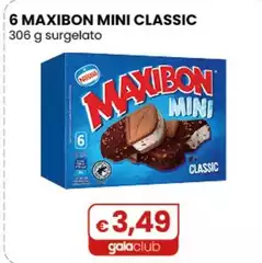 Motta - 6 Maxibon Mini Classic 306 G Surgelato Motta - 6 Maxibon Mini Classic 306 G Surgelato