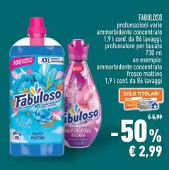 Fabuloso - Profumazioni Varie Ammorbidente Concentrato