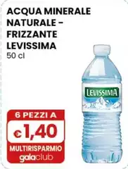 Levissima - Acqua Minerale Naturale-Frizzante 50 Cl