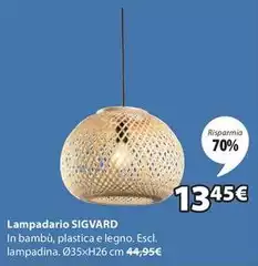 Lampadario Sigvard
