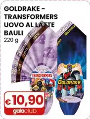 Bauli - Goldrake-Transformers Uovo Al Latte 220 G