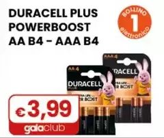 Duracell - Plus Powerboost Aa B4 - Aaa B4