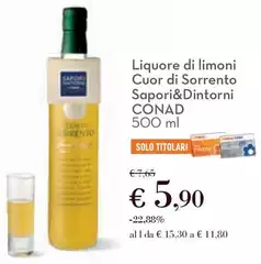 Sapori - Liquore Di Limoni Cuor Di Sorrento &Dintorni Sapori - Liquore Di Limoni Cuor Di Sorrento &Dintorni