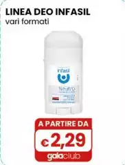 Infasil - Linea Deo Vari Formati