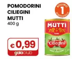 Mutti - Pomodorini Ciliegini 400 G