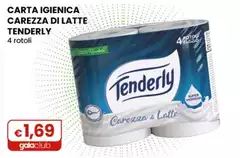 Tenderly - Carta Igienica Carezza Di Latte 4 Rotoli