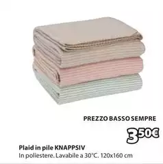 Plaid In Pile Knappsiv Plaid In Pile Knappsiv