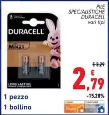 Duracell - Pile Specialistiche Duracell - Pile Specialistiche