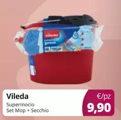 Vileda - Supermocio Set Mop + Secchio