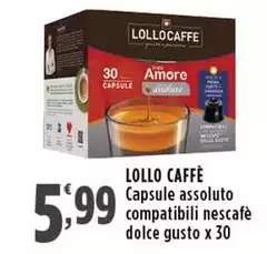 Lollo Caffè - Capsule Assoluto Compatibili Nescafè