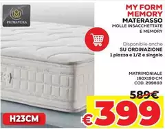 Primavera - My Form Memory Materasso