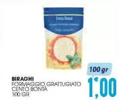 Biraghi - Formaggio Grattugiato Cento Bontà