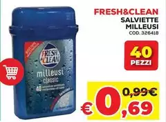 Fresh & Clean - Salviette Milleusi