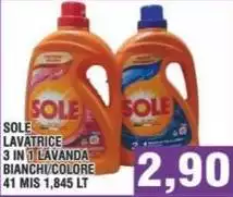 Sole - Lavatrice 3 In 1 Lavanda Bianchi/Colore