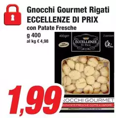 Gnocchi Gourmet Rigati Eccellenze Di Prix Con Patate Fresche