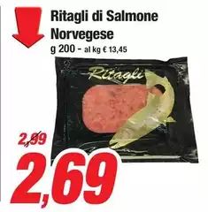 Ritagli Di Salmone Norvegese