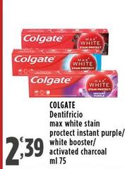 Colgate - Dentifricio Max White Stain Protect Instant Purple