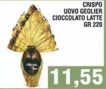 Crispo - Uovo Geolier Cioccolato Latte Crispo - Uovo Geolier Cioccolato Latte