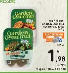 Garden gourmet - Burger Mini Garden gourmet - Burger Mini