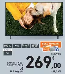 LG - Smart Tv 50" 50UA75LCOLA