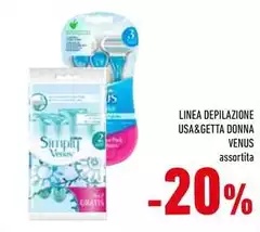 Venus - Linea Depilazione Usa&Getta Donna