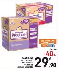 Pampers - Pannolini, Mutandino Progressi