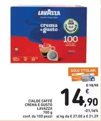 Lavazza - Cialde Caffè Crema E Gusto Lavazza - Cialde Caffè Crema E Gusto