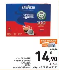 Lavazza - Cialde Caffè Crema E Gusto
