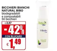 Bibo - Bicchieri Bianchi Natural