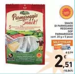 Parmareggio - Snack Di Parmigiano Reggiano DOP Parmareggio - Snack Di Parmigiano Reggiano DOP