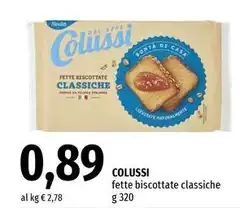 Colussi - Fette Biscottate Classiche