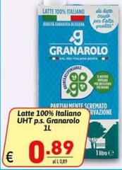 Granarolo - Latte 100% Italiano UHT P.S.