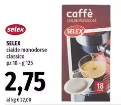 Selex - Cialde Monodorse Classico