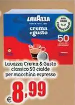 Lavazza - Crema & Gusto Classico 50 Cialde Per Macchina Espresso