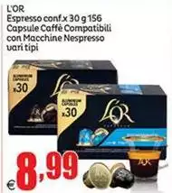 Espresso -  Confx 30 G 156 Capsule Caffè Compatibili Con Macchine Nespresso