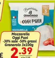 Granarolo - Mozzarella Oggi Puoi