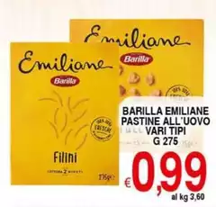 Barilla - Emiliane Pastine All'Uovo