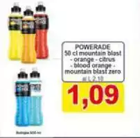Powerade - 50 Cl Mountain Blast - Orange - Citrus - Blood Orange - Mountain Blast Zero